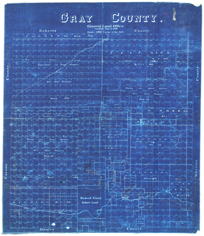 92897, Gray County, Twichell Survey Records