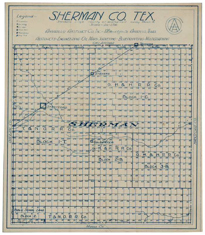 92919, Sherman County, Twichell Survey Records