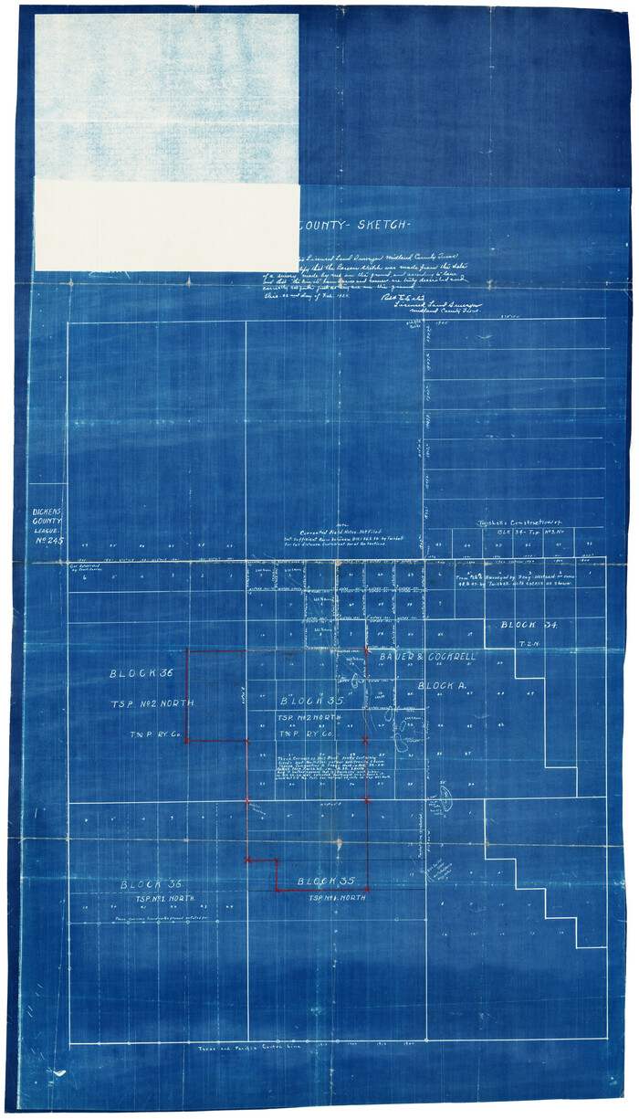 92924, County Sketch, Twichell Survey Records