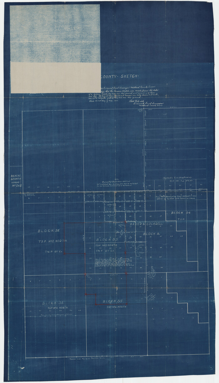 92924, County Sketch, Twichell Survey Records