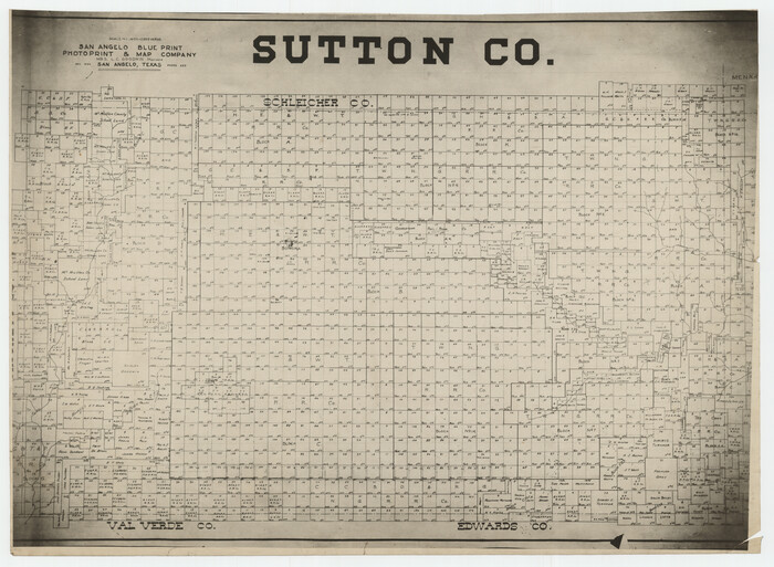 92925, Sutton County, Twichell Survey Records