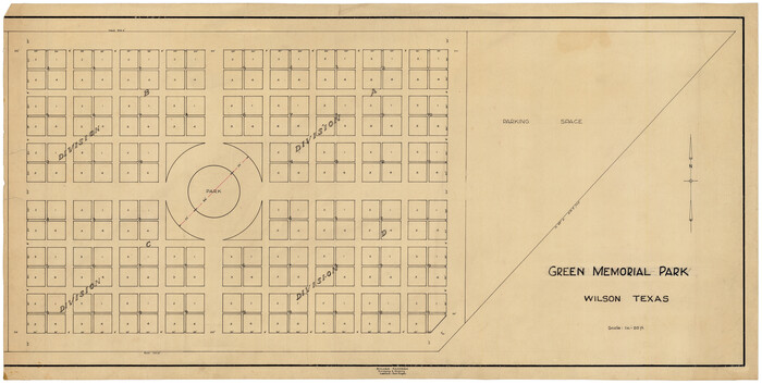 92937, Green Memorial Park, Twichell Survey Records