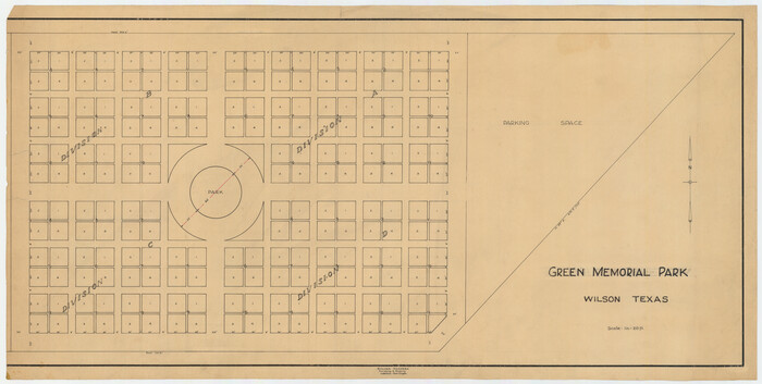 92937, Green Memorial Park, Twichell Survey Records