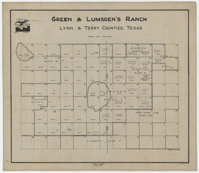 92946, Green & Lumsden's Ranch, Twichell Survey Records