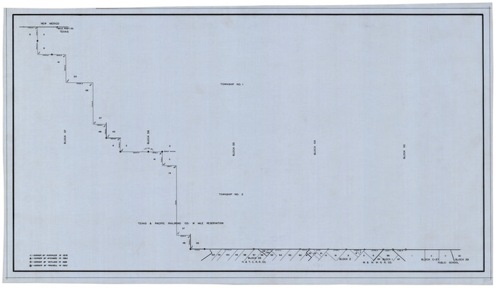 92952, [Townships 1 & 2, Blocks 53, 54 & 55], Twichell Survey Records