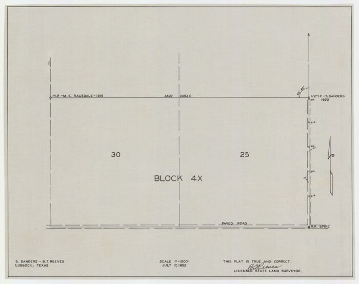 92955, [Block 4X], Twichell Survey Records