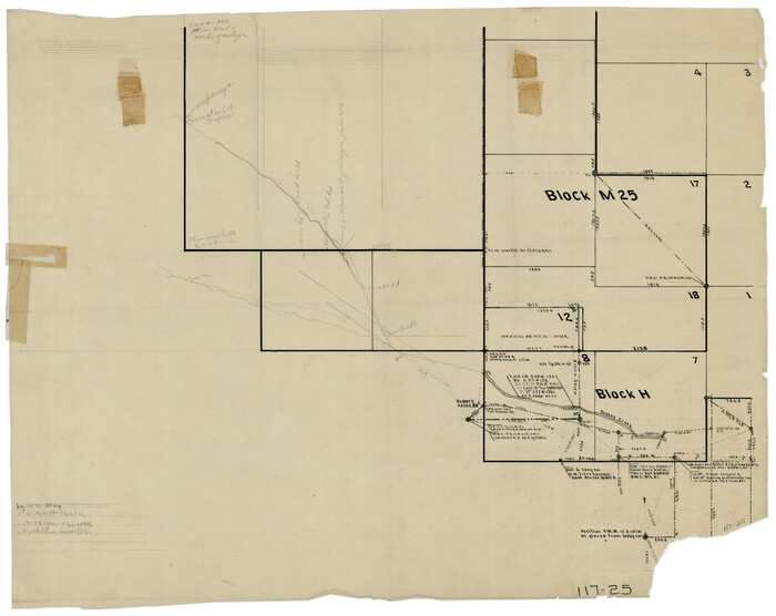 92978, [Blocks M-25 and H], Twichell Survey Records