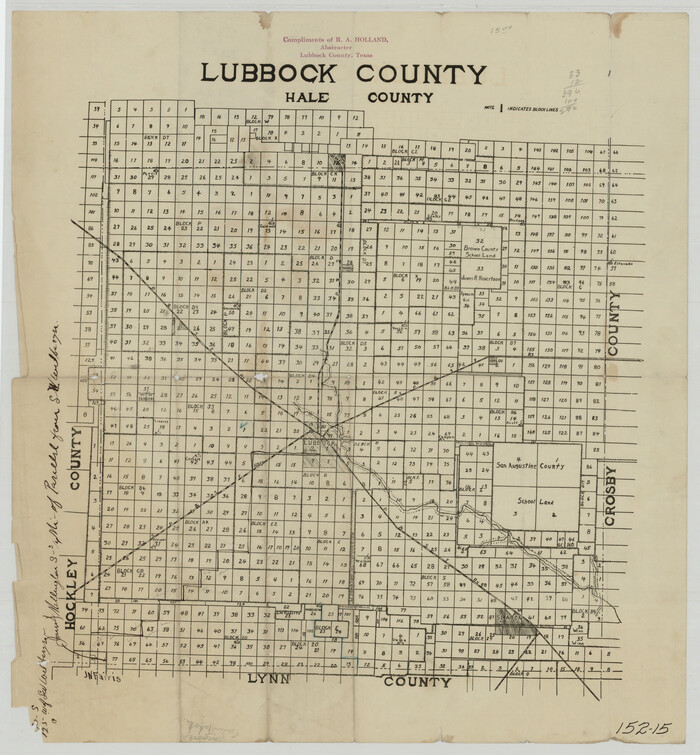 93020, Lubbock County, Twichell Survey Records