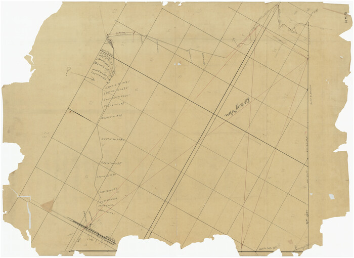 93027, [Sketch of Unknown Area in New Mexico], Twichell Survey Records