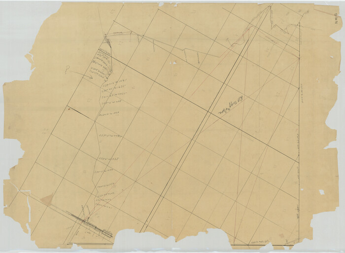 93027, [Sketch of Unknown Area in New Mexico], Twichell Survey Records