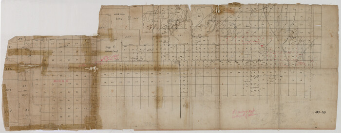 93065, [W. S. Mabry's maps in south part of Oldham County], Twichell Survey Records