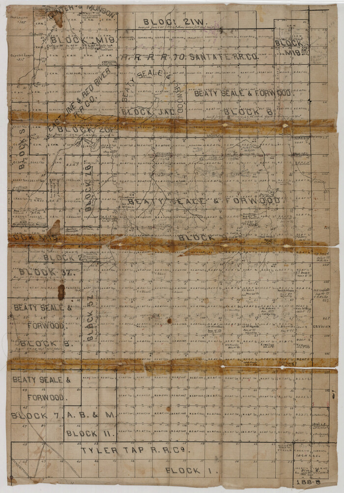 93070, [B. S. & F. Block 9 and surrounding area], Twichell Survey Records