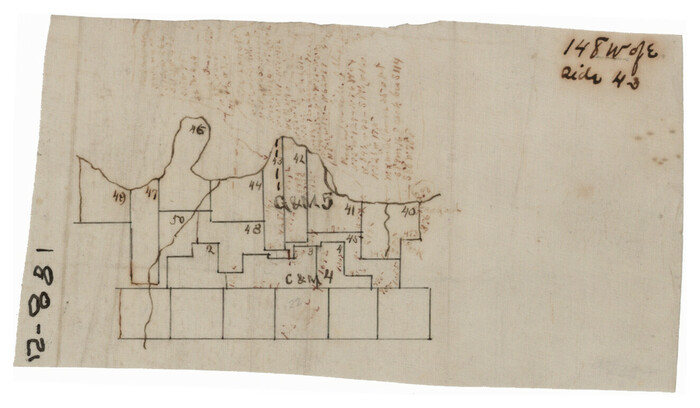 93072, [Sketch of part of G. & M. Block 5], Twichell Survey Records