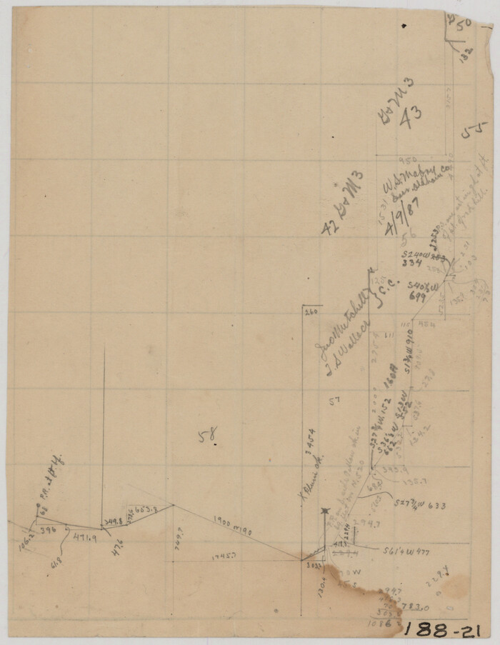 93073, [Sketch of part of G. & M. Block 5], Twichell Survey Records