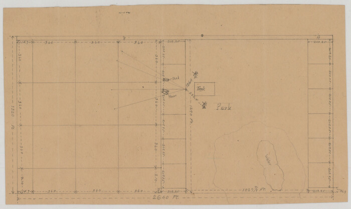 93074, [Subdivision Plat of 80 acres], Twichell Survey Records