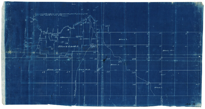 93076, [Sketch of part of G. & M. Block 5], Twichell Survey Records