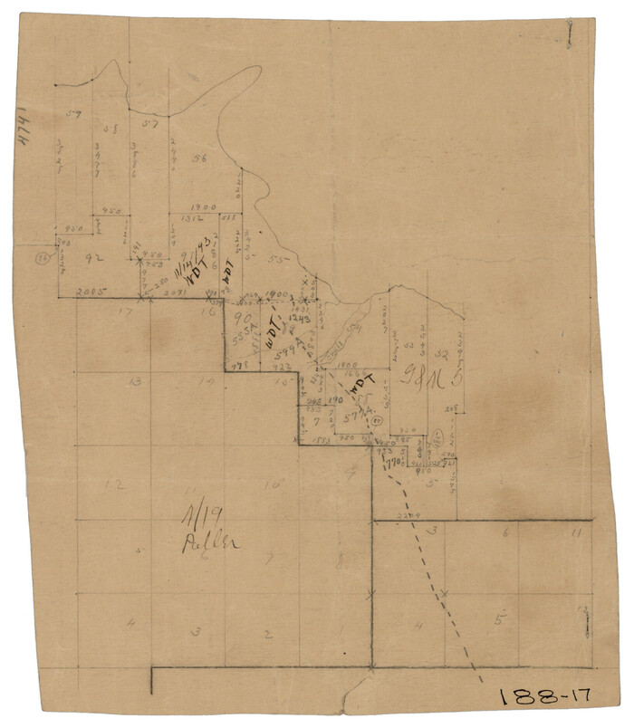 93096, [Sketch of part of G. & M. Block 5], Twichell Survey Records