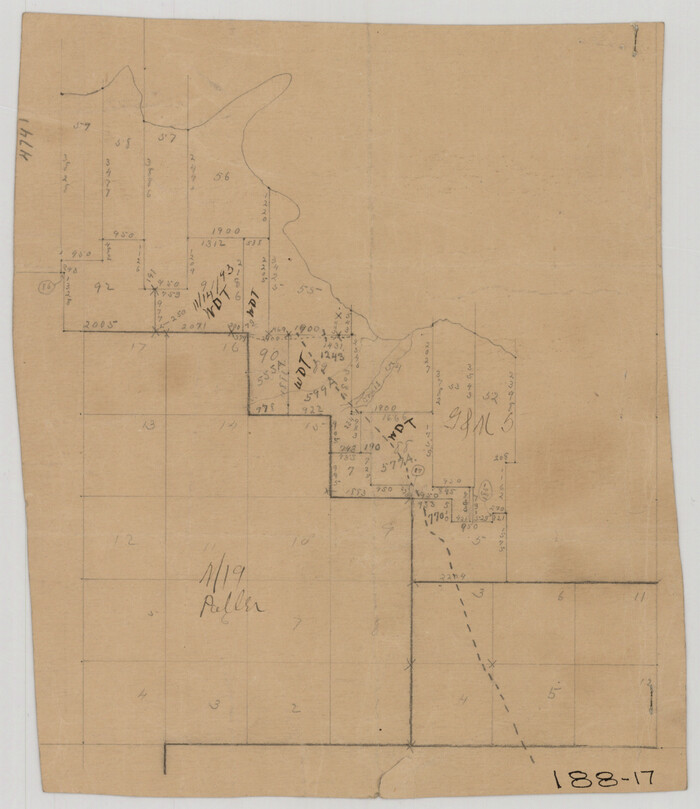 93096, [Sketch of part of G. & M. Block 5], Twichell Survey Records