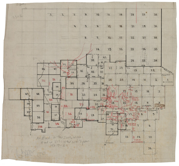 93104, Laneer vs. Bivins, Potter County, Texas, Twichell Survey Records