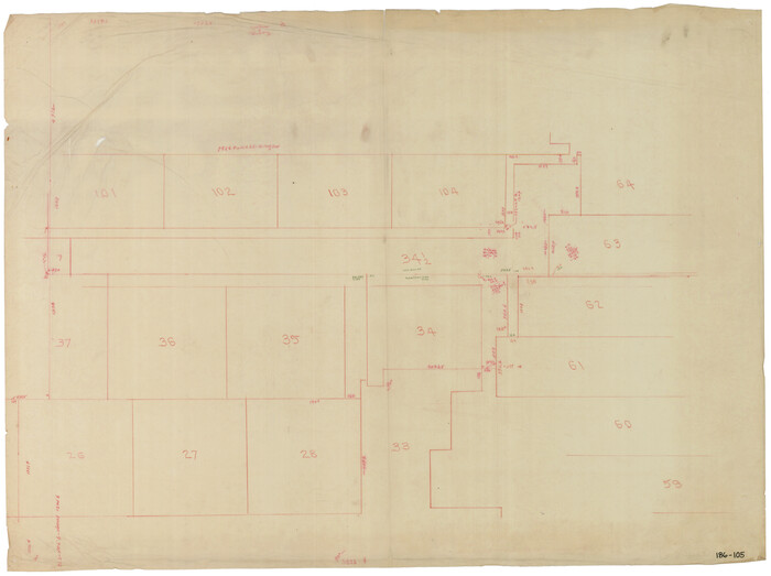 93114, [Southwest corner Runnels County School Land League 3 and vicinity], Twichell Survey Records