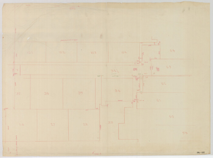 93114, [Southwest corner Runnels County School Land League 3 and vicinity], Twichell Survey Records