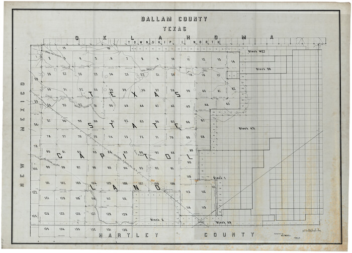 93155, Texas State Capitol Land, Twichell Survey Records