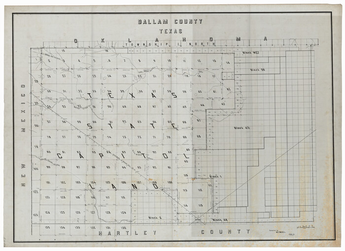 93155, Texas State Capitol Land, Twichell Survey Records