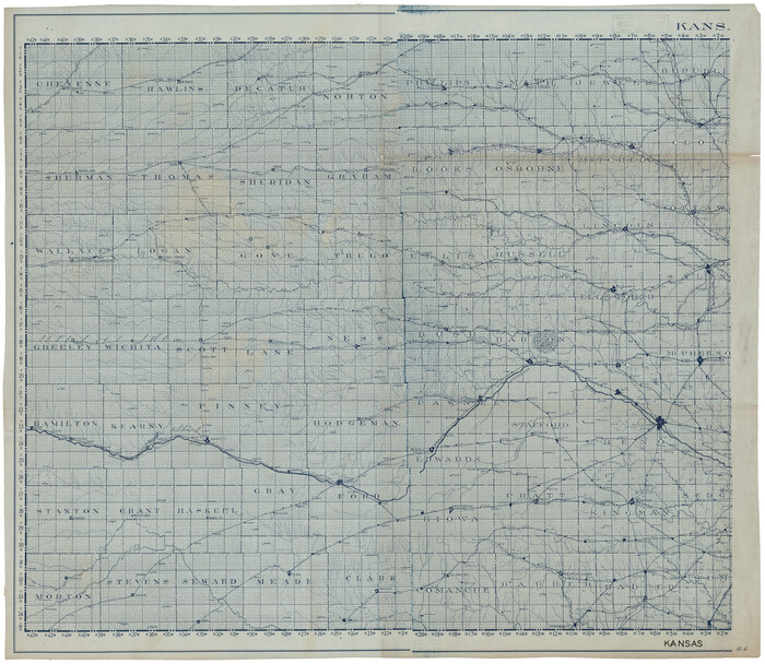 93159, [West Half of the State of Kansas], Twichell Survey Records