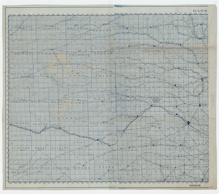 93159, [West Half of the State of Kansas], Twichell Survey Records