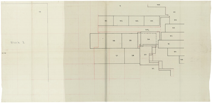 93168, [Area south of Runnels County School Land], Twichell Survey Records