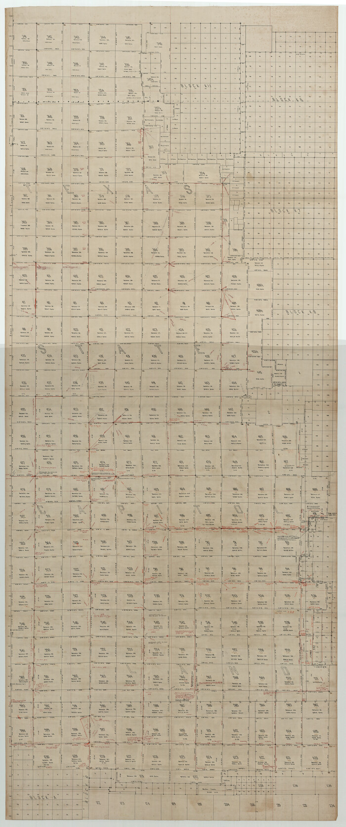 93198, [Map Showing Capitol Lands], Twichell Survey Records