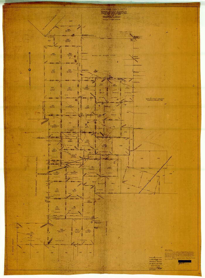 9322, Jim Hogg County Rolled Sketch 6, General Map Collection