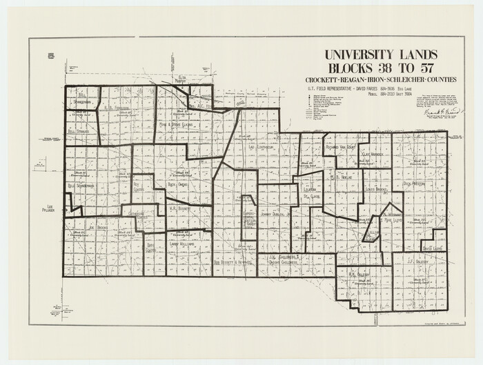 93237, University of Texas System University Lands, Twichell Survey Records