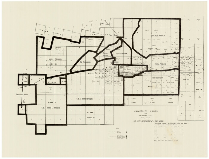 93240, University of Texas System University Lands, Twichell Survey Records