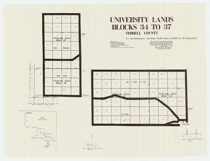 93243, University of Texas System University Lands, Twichell Survey Records
