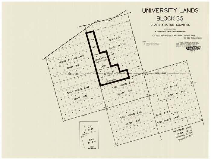 93246, University of Texas System University Lands, Twichell Survey Records