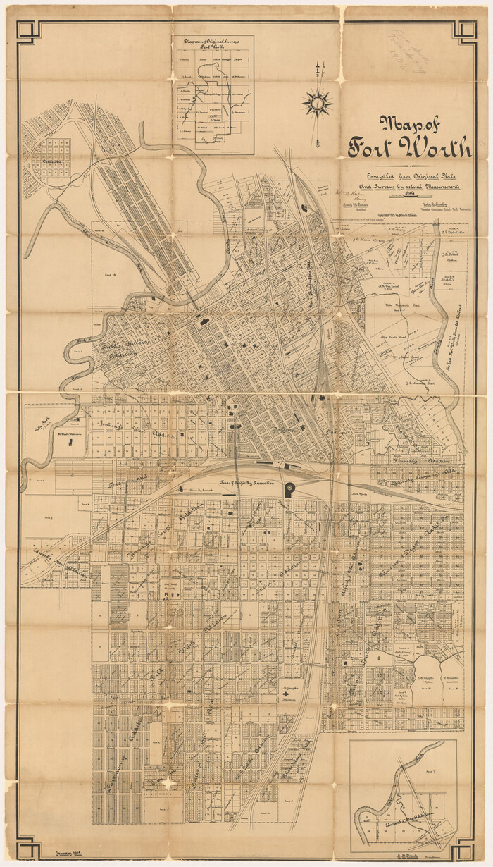 93274, Map of Fort Worth, General Map Collection