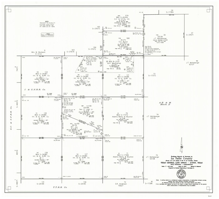 93277, La Salle County Working Sketch 56, General Map Collection