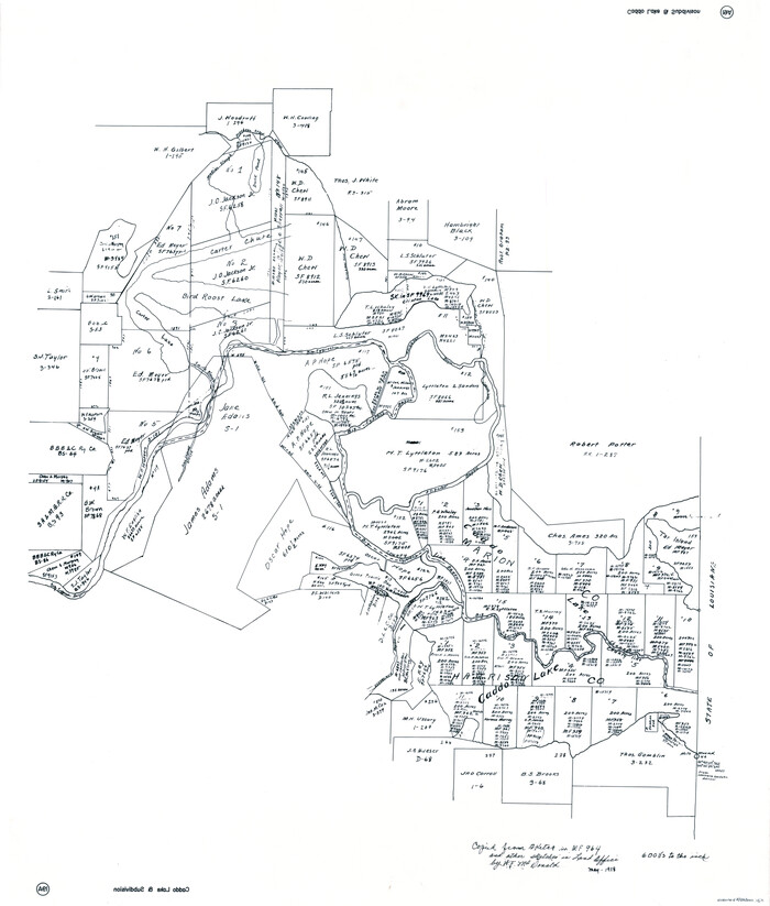 93283, Caddo Lake and Subdivision, General Map Collection