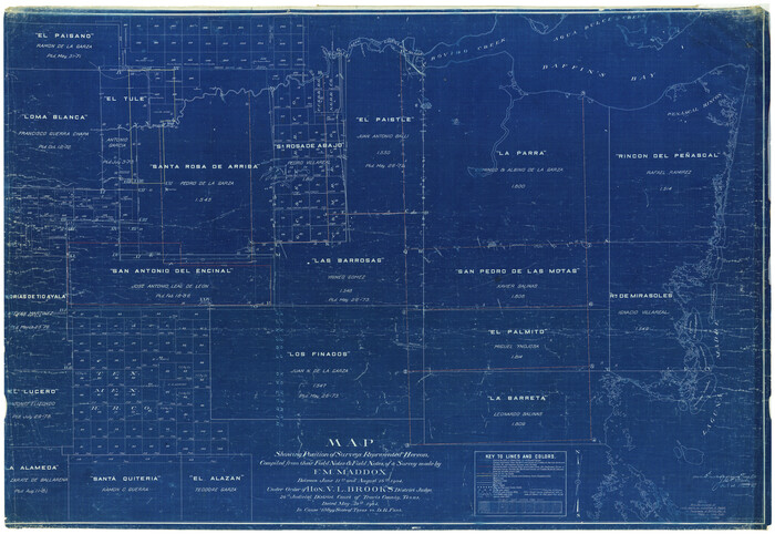9329, Kenedy County Rolled Sketch 3, General Map Collection
