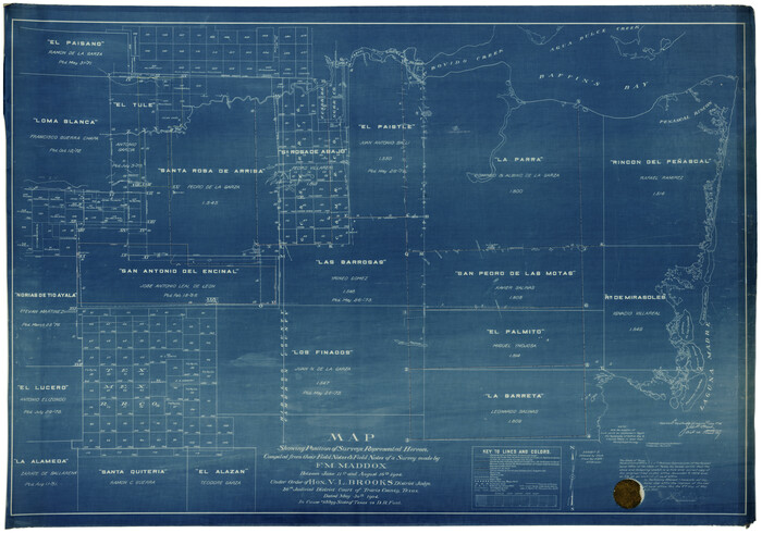 9332, Kenedy County Rolled Sketch 4A, General Map Collection
