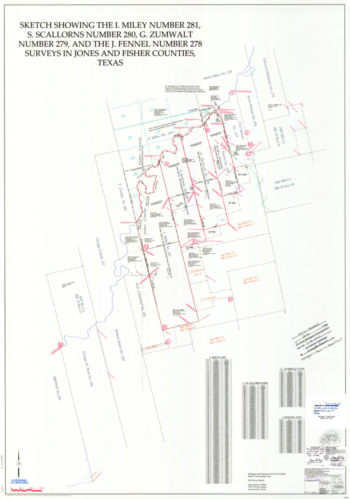 93320, Jones County Rolled Sketch 2, General Map Collection