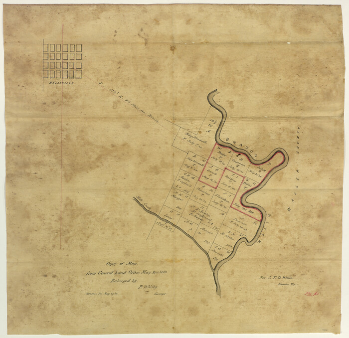 93361, Copy of Map from General Land Office, General Map Collection - 1