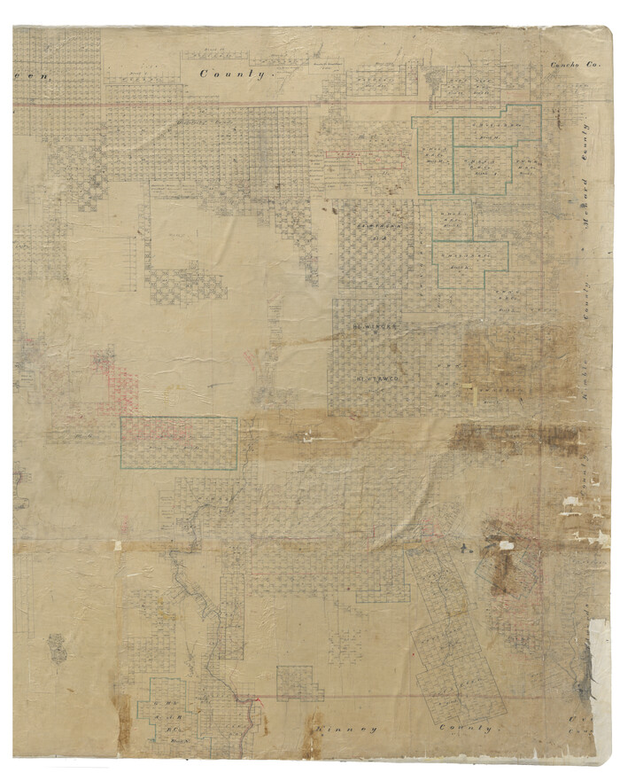 93373, Map of Crockett County, General Map Collection