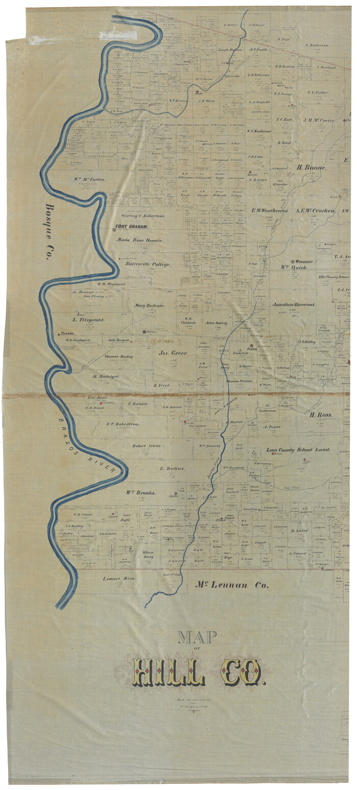 93378, Map of Hill County, General Map Collection