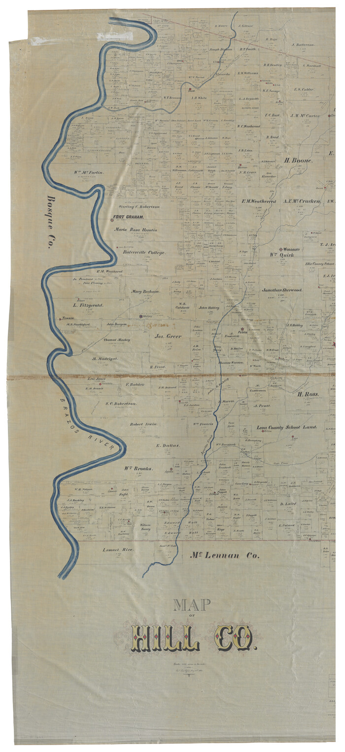 93378, Map of Hill County, General Map Collection