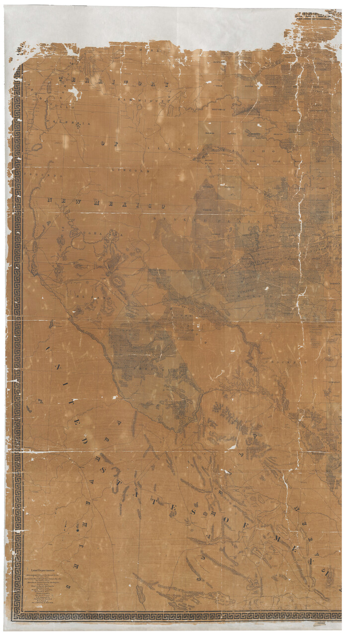 93384, Map of the State of Texas, General Map Collection