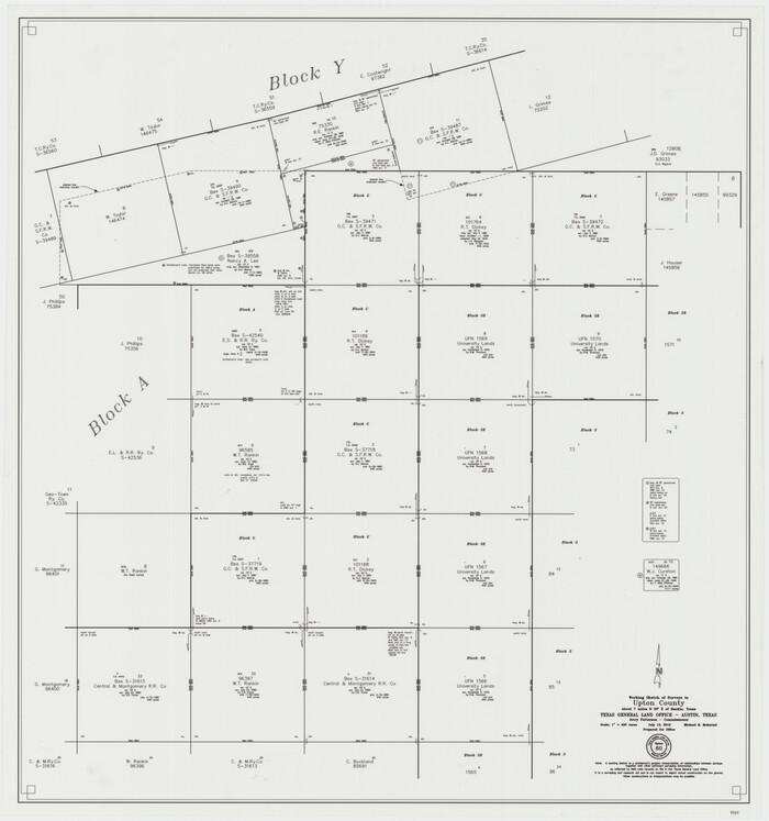 93387, Upton County Working Sketch 60, General Map Collection