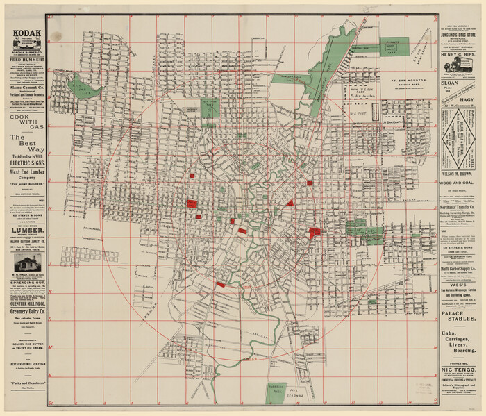 93399, [Map of San Antonio, Texas], General Map Collection - 1