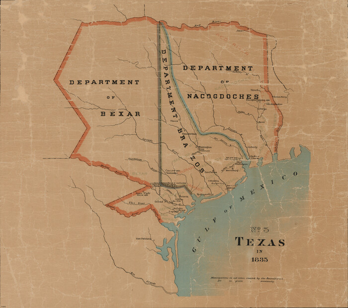 93414, Texas in 1835, General Map Collection